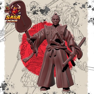 Shogun destan minyatürler masaüstü karakterler yaratıklar fantezi Evren Ordu baş Japonya Japonca savaş oyunları şef komutan Katana minis samuray 3d print model - Mito3D