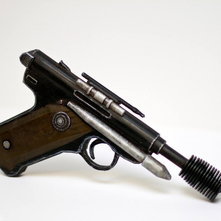 dt 12 star wars battlefront props cosplay gun Pistole Stern starwars Waffe blaster 3D print model - Mito3D