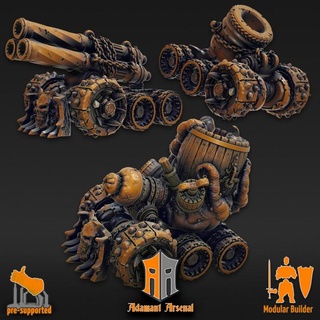 vil artillerie constructeur catégorique arsenal modulaire partie RAM arme articulé mort canon biologique baliste multi vaillant siège peste ravageur toxique goo 3d print model - Mito3D