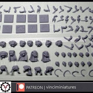 assassin ratmen multipart vinciminiatures Tabletop Characters & Creatures Fantasy Universe stl wargaming tabletop kitbash 28mm dnd mordheim skaven rats grimdark presupported kitbashing eshin 3d print model - Mito3D