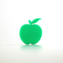 goudreinet apple fan art cibo ristorante fame nel mondo 3d print model - Mito3D