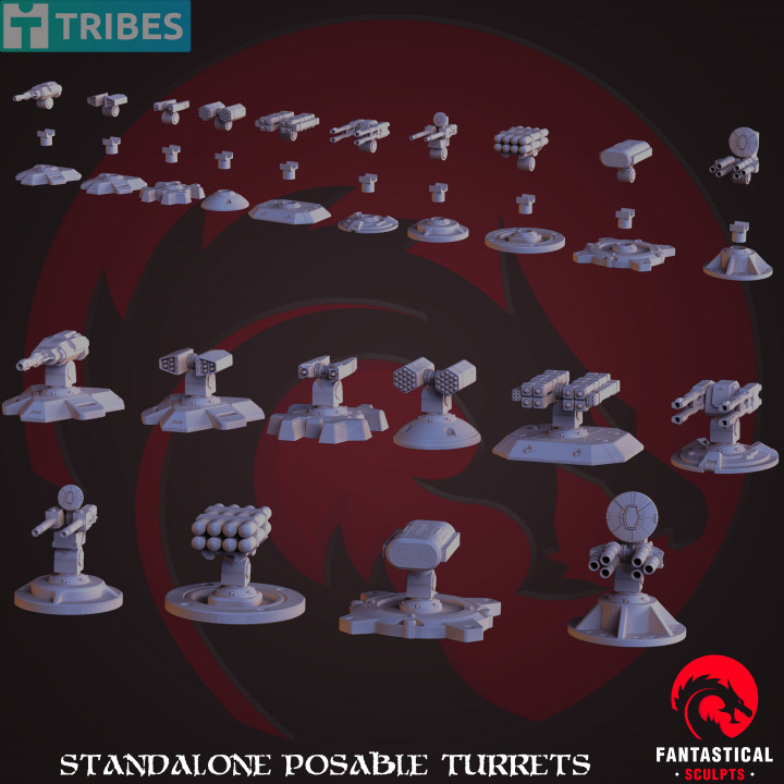 standalone posable turrets dungeons & dreadnoughts Tabletop Characters Creatures Sci-Fi Universe Vehicles Machines 40k army art axe battle bolt display dragons fantasy future game gun knight machine mini miniatures modular pistol rpg shield soldier space stand sword tank terrain war warhammer warrior tech painting ww2 3dprinting cannon rifle laser plasma sciencefiction shotgun mace roleplaying tabletop pod kill pose artillery wargame corrupted legion paladin ww1 marine chaos turret auto missile 28mm dnd 30k team prima buster 32mm mono battletech bolter 40000 ruined dreadnought fantastical flamer alone ttrpg 5e dnd5e grimdark reforged chainsword flak 30000 sponson custod monopose sciencefantasy semimodular semi-modular 5estats 3D print model - Mito3D