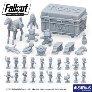 fallout wasteland warfare - print home toys bobbleheads modiphius entertainment Fan Art Action Figures objects vault tabletop wargame bethesda scenery loot vault-tec scatter scenic vault-boy items statuettes 3d print model - Mito3D