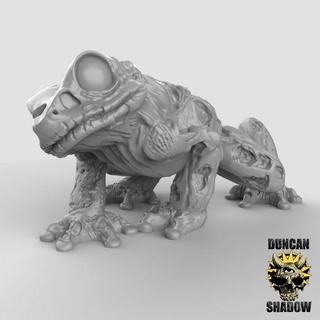 zombie frog pre supported duncan shadow Tabletop Characters & Creatures Sci-Fi Universe undead dungeonsanddragons dnd 3d print model - Mito3D