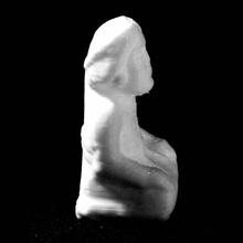 sculpture kneeling woman british museum london scan 3d print model - Mito3D