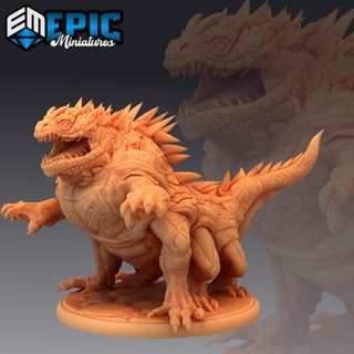 basilisk classic petrifying giant snake magical ancient serpent epic-miniatures fantasy medieval monster rpg warhammer sla enemy tabletop dungeon dnd pathfinder npc pre-supported supported pre 3d print model - Mito3D