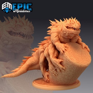 basilisk classic climbing petrifying giant snake magical ancient serpent epic-miniatures fantasy medieval monster rpg warhammer sla enemy tabletop dungeon dnd pathfinder npc pre-supported supported pre 3d print model - Mito3D