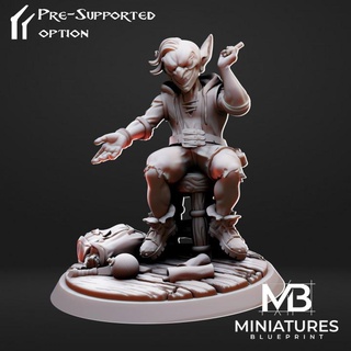 stygn shady merchant miniatures blueprint Tabletop Characters & Creatures Fantasy Universe free stl creature fantasy goblin rpg small shop gnome ogre ant dnd trader tavern ttrpg seller sell pnj 3d print model - Mito3D