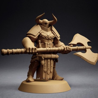 Ravagers 0f Norden Henker pre supported dennykoi Tischplatte Zeichen Kreaturen Fantasie Universum Axt Barbar Rollenspiel Krieg Wargaming Hammer Schurke böse Streitaxt Kriegsspiel Chaos dnd Verwüster Berserker Todesritter unterstützt 3d print model - Mito3D