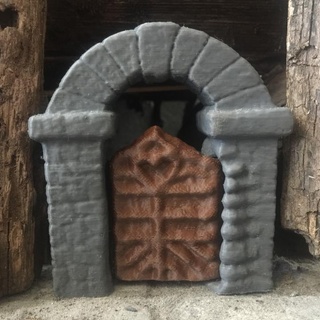 rune gate starlabs3d Home & Garden Toys Games Playsets Accessories Props Cosplay Articulated Figures medieval runic runes dungeon dnd mystical ruin asllexicon olsen toddolsen ruine runegate stonegate gatesofruin ruingate medievalgate 3d print model - Mito3D