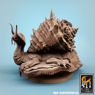 turta havuç Kral Yazdır kabuk kaplumbağa salyangoz kabuklu deniz ürünleri 3d print model - Mito3D