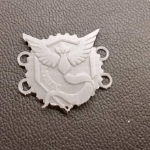 pokemon equipe mystic pulseira fan art medalhão colar jóias pokemongo 3d print model - Mito3D