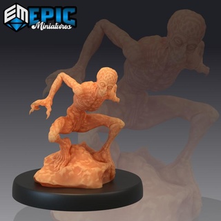 doppelg nger lurking mythical imitator amphibian human hybrid epic-miniatures fantasy medieval monster rpg undead warhammer sla enemy tabletop dungeon dnd pathfinder npc doppelganger pre-supported supported pre 3d print model - Mito3D