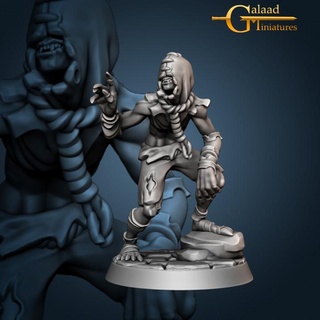 bentham - ghoul galaad miniatures dragon mini roleplay rpg undead male guide tabletop wargame dungeon npc 3d print model - Mito3D