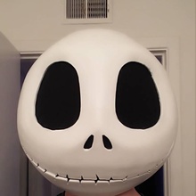 jack skellington testa props cosplay natale halloween casco oggetti scena disney incubo 3d print model - Mito3D