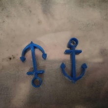 fiber force anchor jewellery bracelet sea iron ships pirates carbonfiber 3d print model - Mito3D