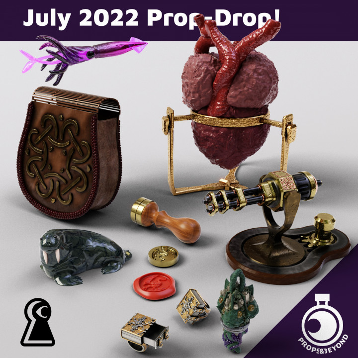 july 2022 prop drop props&beyond Props & Cosplay accessory card dragons dungeons gaming gem gift item jewel master ring roleplay rpg set toy warhammer magic cosplay props jewelry supportless tabletop puzzles real beyond size d&d signet dnd group bundle dm 5e stat representation gm gamemaster wondrous in-game 3D print model - Mito3D