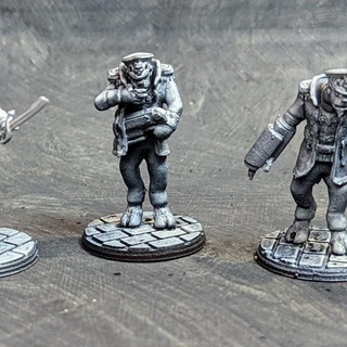 beastmen space monopose commissar generals downtown3d Tabletop Characters & Creatures Sci-Fi Universe beast games gaming guard kit mini model wargaming miniature imperial modelkit tabletop 28mm team tabletopgames imperialguard boltgun guardsmen comissar boltpistol 3d print model - Mito3D