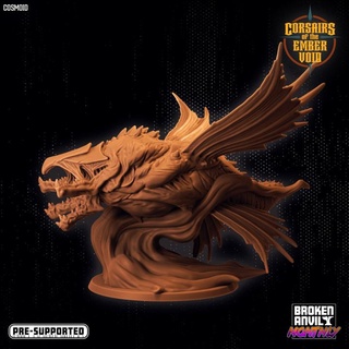 corsairs ember void - cosmoid broken anvil miniatures Tabletop Characters & Creatures Fantasy Universe boss monster space tabletop dnd jaws tabletopgames spelljammer ttrpg dnd5e 3d print model - Mito3D