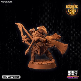 corsairs ember void - plazmoid archer broken anvil miniatures Tabletop Characters & Creatures Fantasy Universe arrows space plasma tabletop dnd tabletopgames spelljammer ttrpg dnd5e 3d print model - Mito3D
