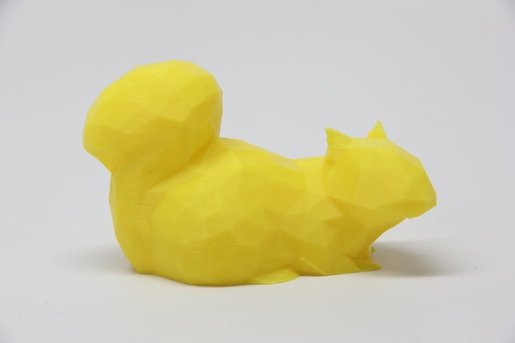 poli esquilo brinquedos games animais facetada multi 3D print model - Mito3D