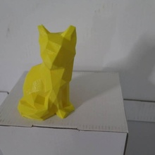 poly fox oyuncaklar oyunlar lowpoly 3d print model - Mito3D