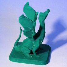poli dragão fan art lowpoly 3d print model - Mito3D