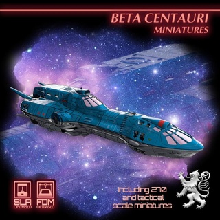 beta centauri miniatures 2nd dynasty Tabletop Characters & Creatures Sci-Fi Universe Vehicles Machines future rpg sci-fi science space star terrain vessel war miniature scifi tabletop starship tactical 270 openlock traveller danger 3d print model - Mito3D