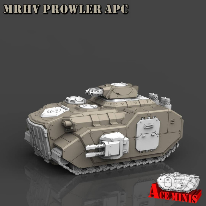 gepanzert mrhv As Minis Tischplatte Zeichen Kreaturen Sci Fi Universum Fahrzeuge Maschinen Miniaturen modular sci fi Panzer Wargaming Kaiserliche 28mm apc Dieselpunk Megt ifv fav opr grav 3D print model - Mito3D