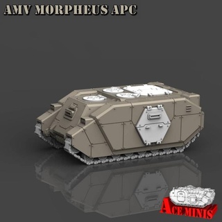 armored might amv ace minis Tabletop Characters & Creatures Sci-Fi Universe Vehicles Machines miniatures modular sci-fi tank wargaming imperial tabletop tanks 28mm apc dieselpunk mbt ifv fav opr grav wierdwar spaag mrl 3d print model - Mito3D