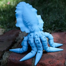 vorgeformte Tintenfisch ball joint articulated octopus remix Spielzeug Spiele artikuliert 3d print model - Mito3D