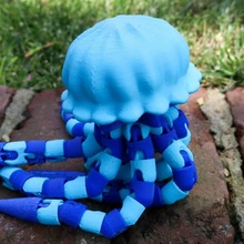 articulated jellyfish ball-joint octopus remix toys & games 3d print model - Mito3D