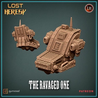 ravaged one lost heresy miniatures Tabletop Characters & Creatures Sci-Fi Universe Vehicles Machines chair machine sci-fi star warhammer wars trek cyborg inquisitor wh40k stargrave inquisition supported eisenhorn ravenor 3d print model - Mito3D
