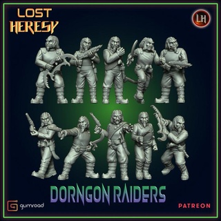 dorngon raiders lost heresy miniatures Fan Art 40k science space star imperial fiction pirates wh40k stargrave fi 3d print model - Mito3D