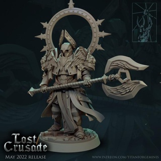lost crusade high lord titan forge miniatures Tabletop Characters & Creatures Fantasy Universe battle fantasy warhammer age general prime sigmar stormcast eternals celestant relictor 3d print model - Mito3D