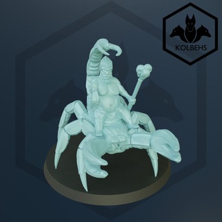 scorpion king giant tidrewski kolbehs Tabletop Characters & Creatures Fantasy Universe fantasy modular lotr mesbg 3d print model - Mito3D