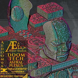 aedoom06 astral pleksus eter stüdyolar masaüstü 3D yazdırılabilir arazi fantezi cehennem kötü yeraltında kıyamet kâbus iblisler yabancı Doomtech 3d print model - Mito3D