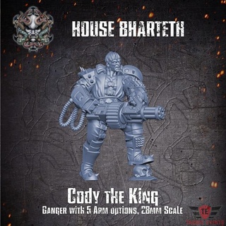 house bharteth - cody king tagged events  Tabletop Tabletop Characters & Creatures Sci-Fi Universe Tabletop Tabletop Characters & Creatures 40k warhammer necromunda underhive ganger bharteth  3d print model - Mito3D