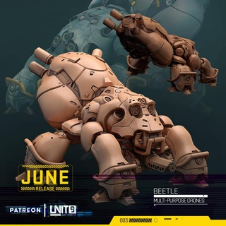 cyberpunk - beetle multi-purpose drone unit9 Tabletop Characters & Creatures Sci-Fi Universe Vehicles Machines miniatures rpg scifi boardgames wargame patreon 28mm 32mm tabletop game skirmish 3d print model - Mito3D