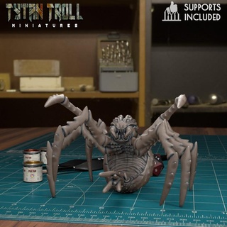 géant araignée 10 pre supported tytantroll miniatures dragons donjons fantaisie haute terrifiant détail faible dessins dnd arachnide présupporté stls tytantrollminiatures cr1 2 3d print model - Mito3D