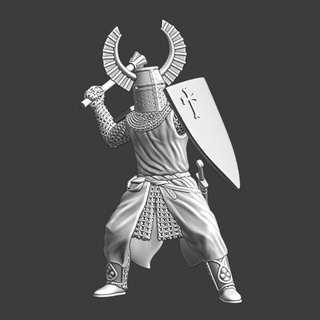 teutonic master - medieval commander order northern crusades miniatures Tabletop Characters & Creatures Historical Universe 3d fantasy figure knight model wargaming miniature german modelling tabletop templar 28mm lake crusader crested peipus 3d print model - Mito3D