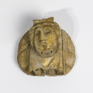 sculpture Humain tête chasse musée OS christianisme Egypte égyptien visage médiéval Irlande shining3d Limerick hunt museum einscanpro2x copte 3d print model - Mito3D