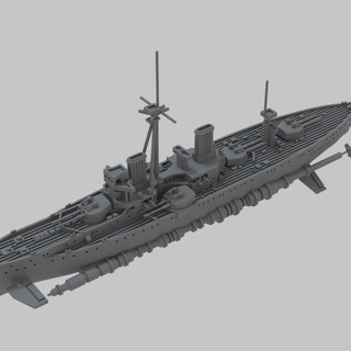 hms airship dreadnought lee mccoll Tabletop Characters & Creatures Historical Universe Vehicles Machines sky steampunk castle battleship warship osprey 3d print model - Mito3D