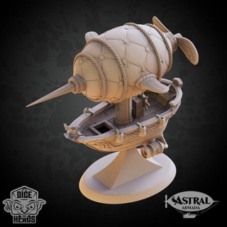 lonca kik astral gemi büyük versiyon zar kafalar masaüstü karakterler yaratıklar fantezi Evren Araçlar makineler tekne uçak zeplin heceleme 3d print model - Mito3D