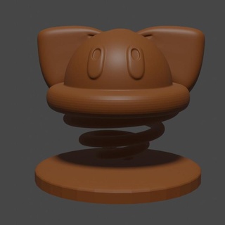 Kirby ispirato rimbalzante tavolo dnd miniatura yerman munoz fan arte personaggi creature dimenticato terre mondo dei sogni 3d print model - Mito3D