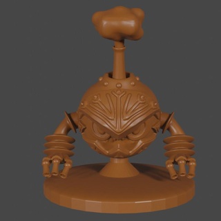final fantasy 9 inspired grenade tabletop dnd yerman munoz Fan Art Tabletop Characters & Creatures monster bomb automaton 3d print model - Mito3D