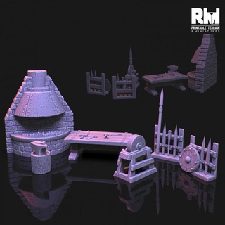 tempest hold armory accessories rmprintable fantasy gaming mini miniatures rpg terrain warhammer weapons anvil tabletop wargame forge d&d dnd scenery pathfinder frostgrave kingsofwar scatter ageofsigmar 5e rm warcry 3d print model - Mito3D