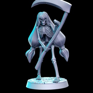 skeleton 1 - 32mm dnd rn estudio Tabletop Characters & Creatures Fantasy Universe rpg heroquest 3d print model - Mito3D