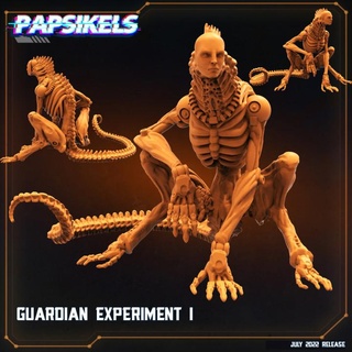guardian experiment papsikels miniatures  Tabletop Tabletop Characters & Creatures Sci-Fi Universe Tabletop Tabletop Characters & Creatures creature monster scifi experiment  3d print model - Mito3D
