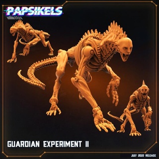 guardian experiment ii papsikels miniatures  Tabletop Tabletop Characters & Creatures Sci-Fi Universe Tabletop Tabletop Characters & Creatures creature monster  3d print model - Mito3D